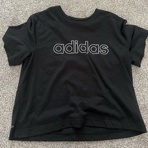 Adidas black t-shirt. Size small.